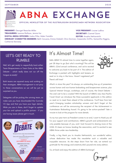 ABNA Exchange September 2025