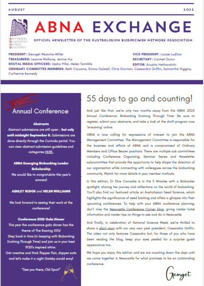 ABNA Exchange August 2025